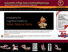 Tablet Screenshot of nalandacollege.com